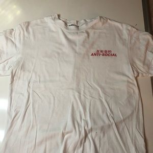 white anti social top